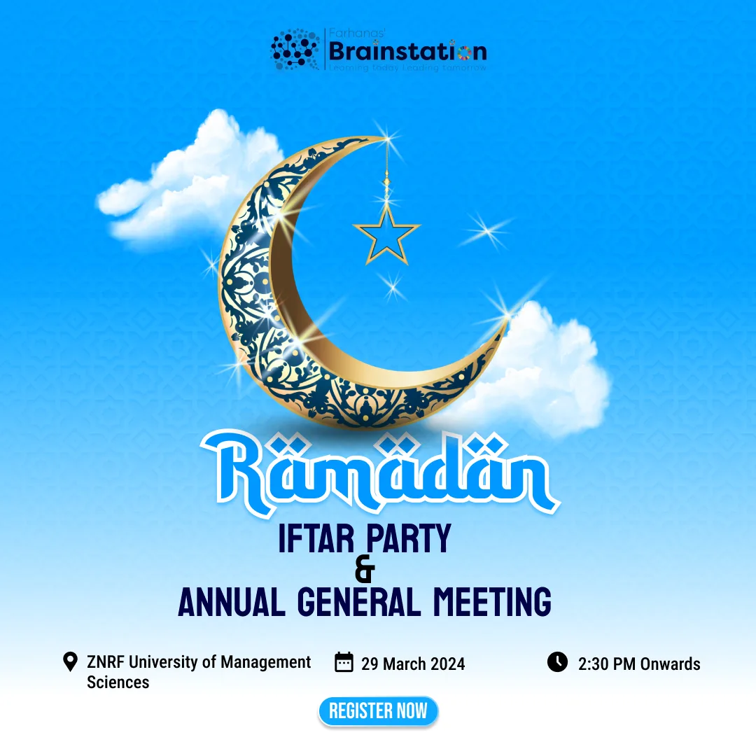 Ramadan Iftar Party & Annual General Meeting event by Farhanas' Brainstation